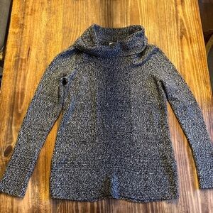 Calvin Klein Charcoal Cowl Neck Sweater